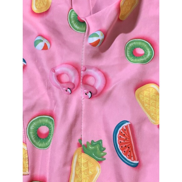 MOSMANN wear under swim trunks pink pool tube flamingos watermelons pineapples L - Picture 16 of 16